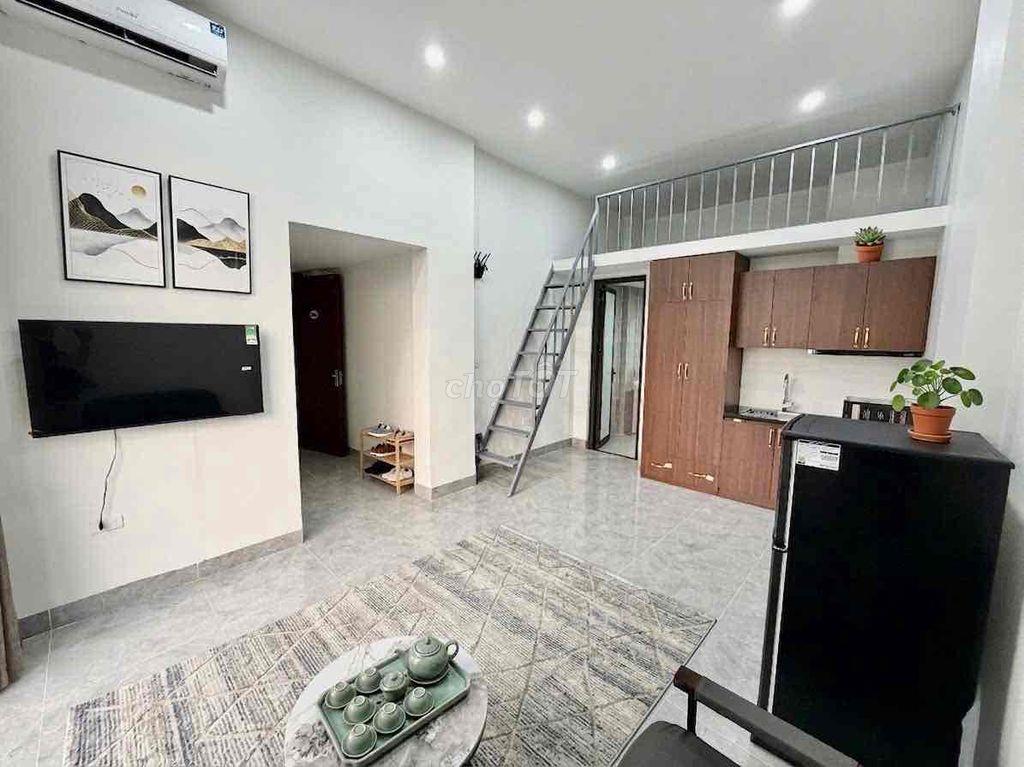 CĂN HỘ ĐẸP GIÁ RẺ GÁC CAO, BAN CÔNG THOÁNG, RỘNG 38m2 GẦN QUẬN 1, Q3
