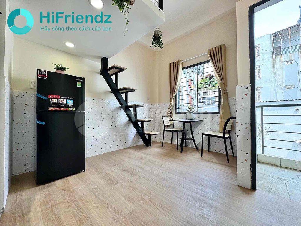 PHÒNG ĐẸP GIÁ RẺ BAN CÔNG THOÁNG, GÁC CAO RỘNG 30m2 GẦN UTH, VLU, Q1