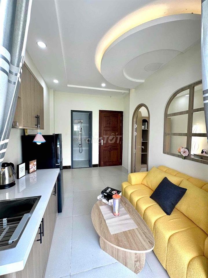 CĂN HỘ ĐẸP 1PN RIÊNG TÁCH BẾP, BAN CÔNG LỚN THOÁNG RỘNG RÃI TIỆN ĐI Q1