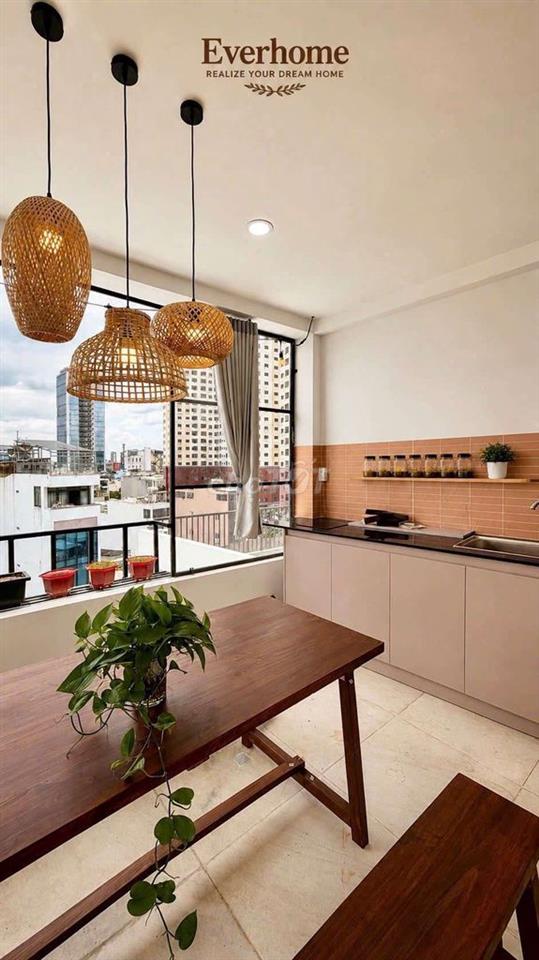 Cho thuê căn 1PN penthouse, Full nội thất – Bình Thạnh giáp Q1