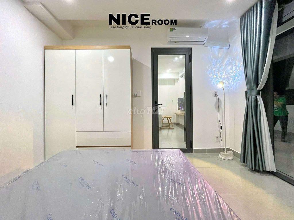 Cho thuê căn hộ 1 phòng ngủ,Penthouse 2 sân thượng,full nt, Bình Thạnh