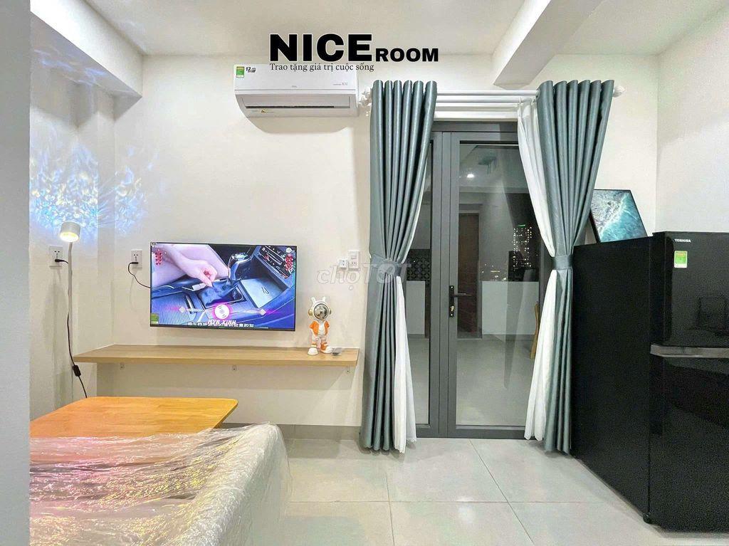 Cho thuê căn hộ 1 phòng ngủ,Penthouse 2 sân thượng,full nt, Bình Thạnh