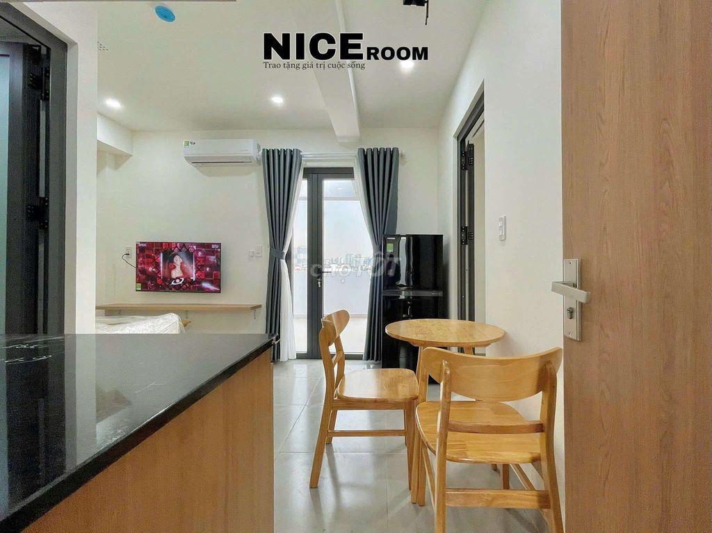 Cho thuê căn hộ 1 phòng ngủ,Penthouse 2 sân thượng,full nt, Bình Thạnh