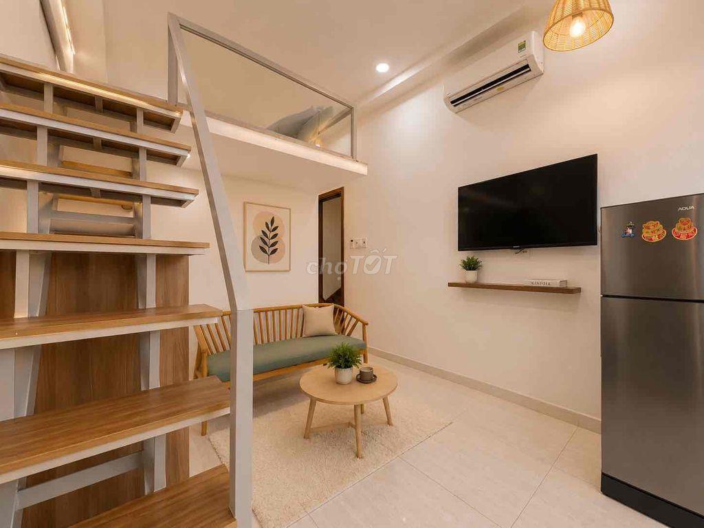 Căn hộ có Gác ban công máy giặt riêng 35m2 Quận Bình Thạnh