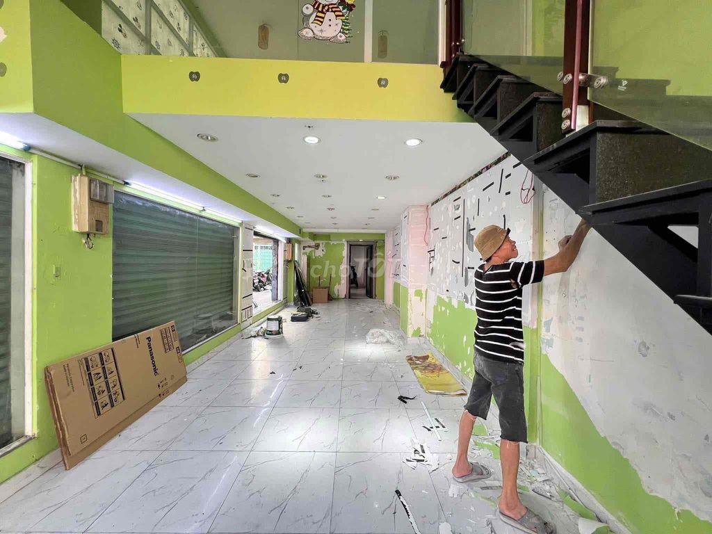 Mặt bằng 2 Mặt tiền CMT8 Tân Bình 1 trệt với 1 lửng 120m2