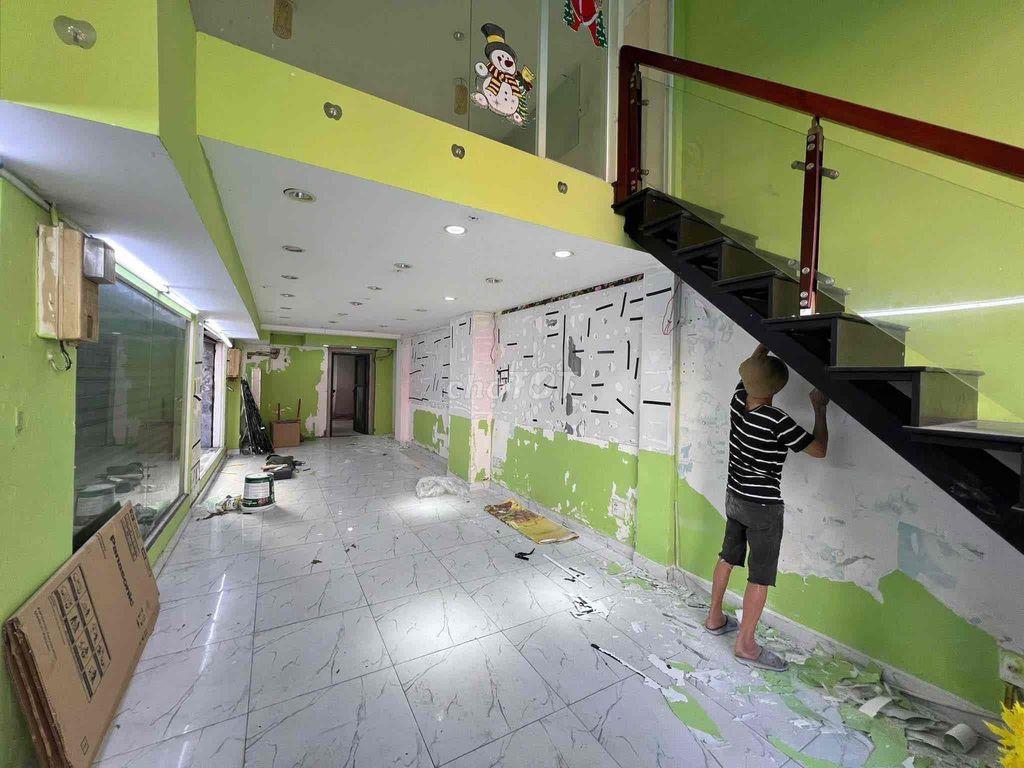Mặt bằng 2 Mặt tiền CMT8 Tân Bình 1 trệt với 1 lửng 120m2