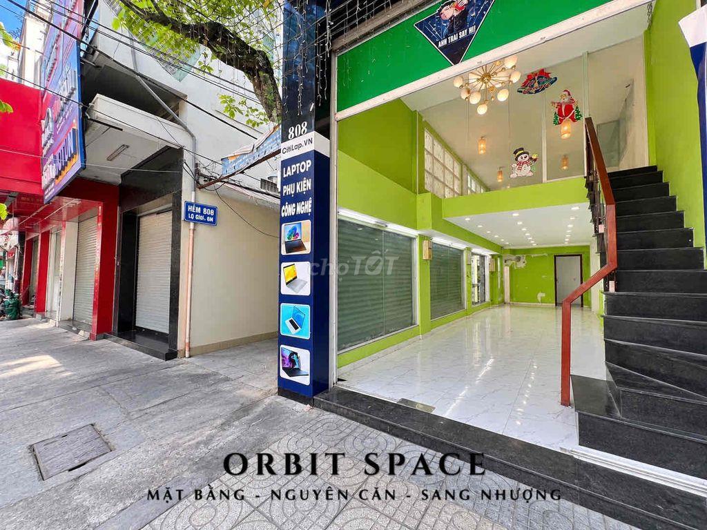 Mặt bằng Mặt tiền CMT8 Quận Tân Bình 1 trệt 1 lửng cho kd quán ăn
