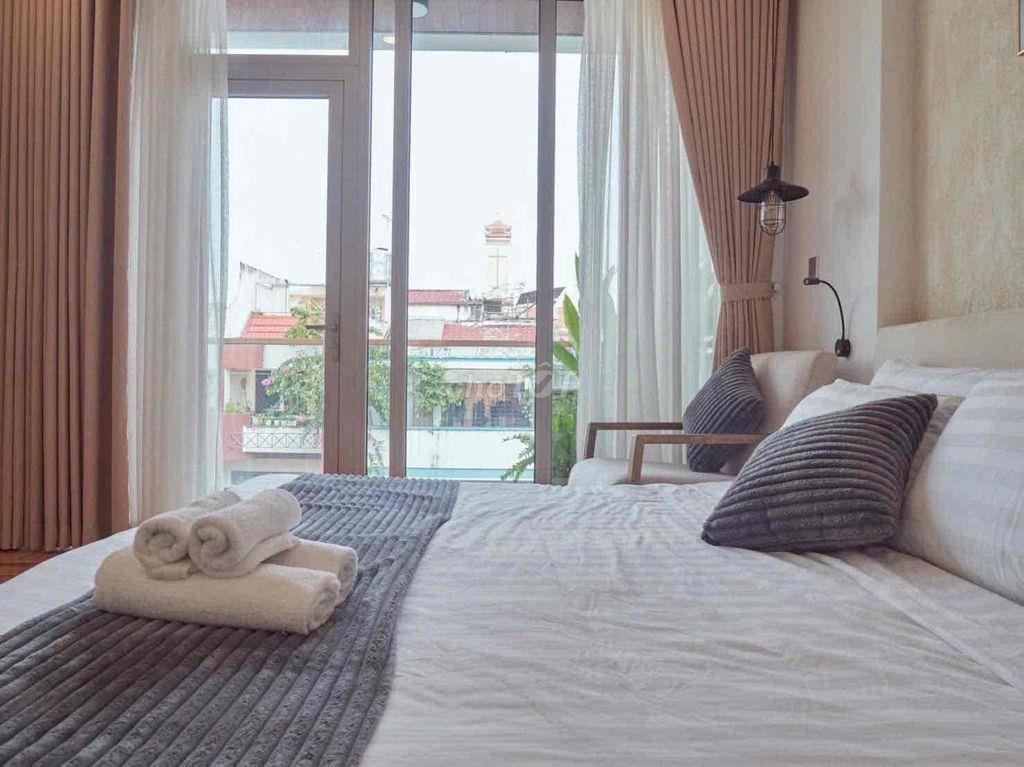 Cho Thuê Căn Hộ Studio ban cong 30m2 ngay Nguyễn Văn Đậu