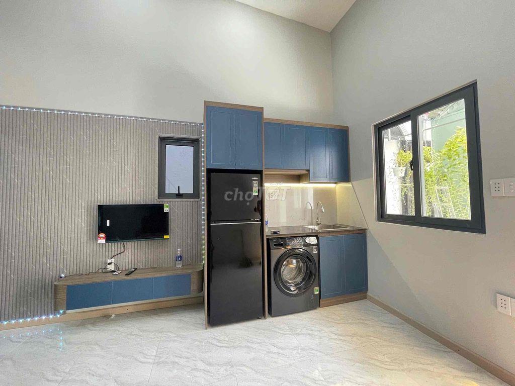 Nhà gác lửng mới xây 100% 2pn full nội thất ngay XVNT