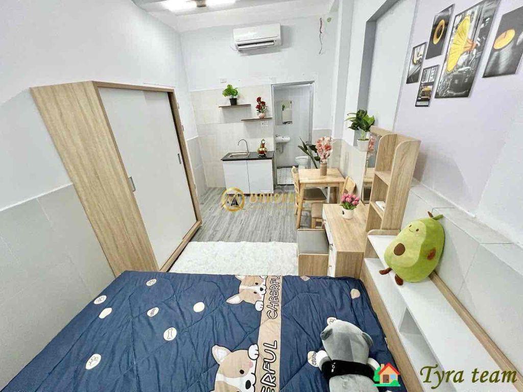 MỚI HOÀN THIỆN 2PN 2WC FULL NỘI THẤT CỬA SỔ LỚN NGAY HOÀNG HOA THÁM