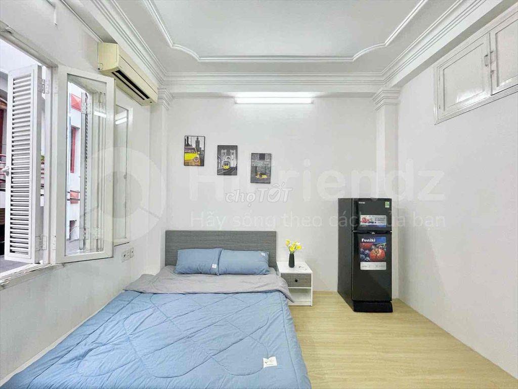 CHÍNH CHỦ CHO THUÊ STUDIO CỬA SỔ ĐẦY ĐỦ NỘI THẤT NGAY 130 ĐINH BỘ LINH