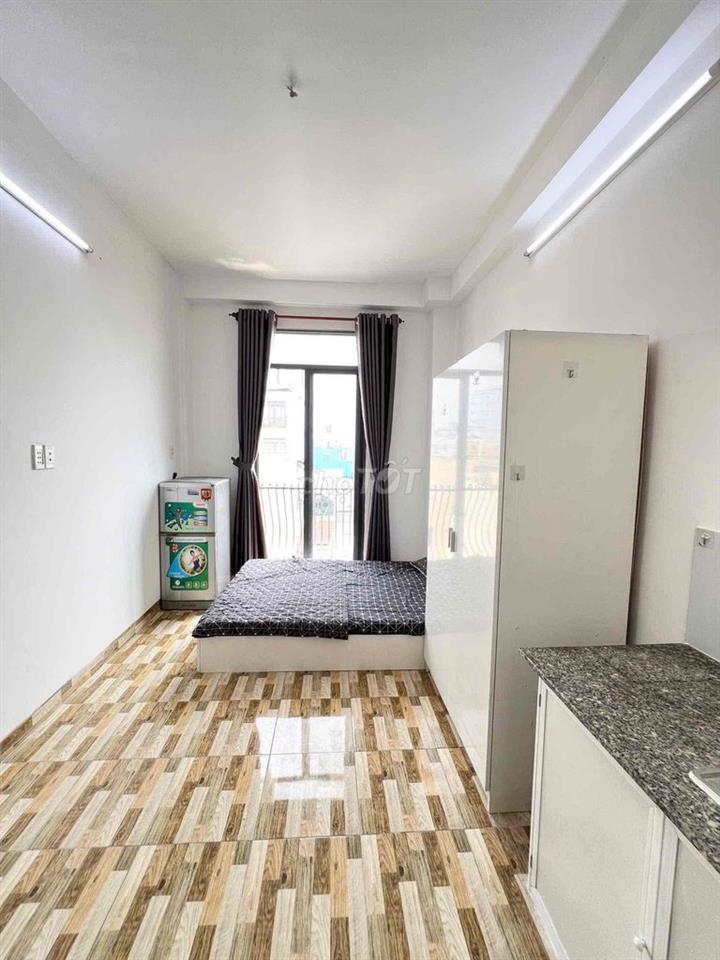 Căn hộ Studio ban công - Full nội thất - kết nối nhanh Quận 1