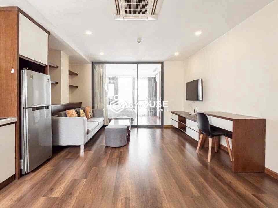 Căn hộ 1 phòng ngủ full nội thất ban công Gym Quận 1