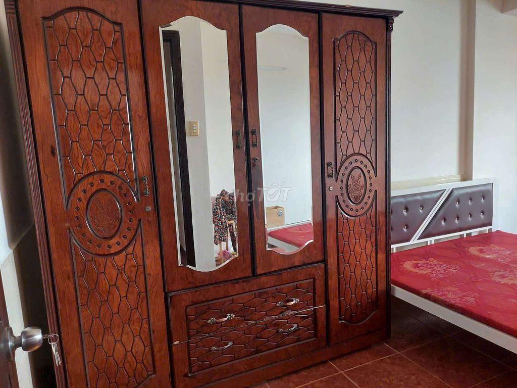 Cho thuê Căn hộ An Lộc hẻm 409 Ng uyễn Oanh. GV. 2pn..máy lạnh..