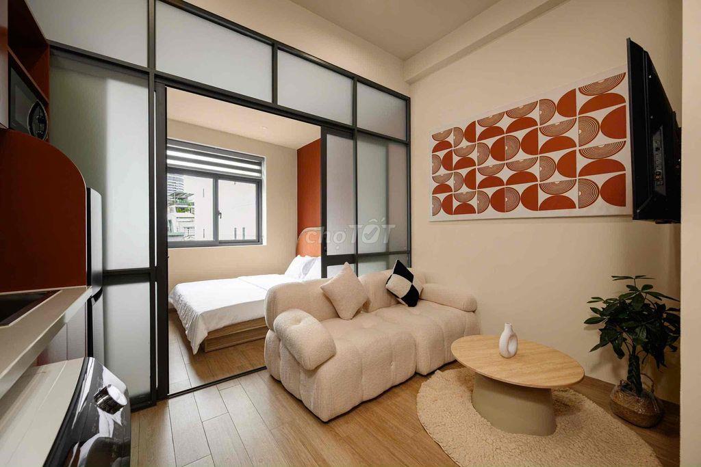 [CHO THUÊ] CĂN HỘ 1PN SANG TRỌNG – TONE CAM DẤT CHILL