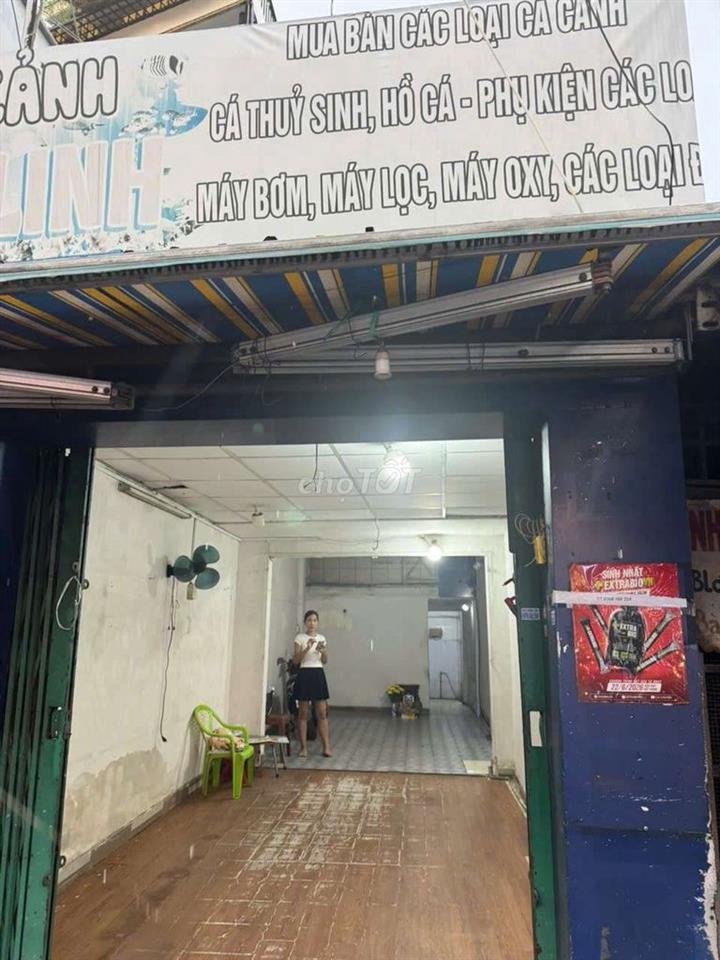 Mặt tiền cho thuê KD tự do ngay Chợ Phan Văn Trị Bình Thạnh.