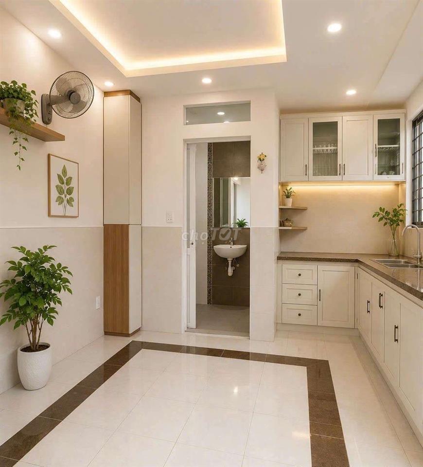 Nguyên căn cho thuê mới đẹp 1t 3l st 3pn 4w XVNT Bình Thạnh. 