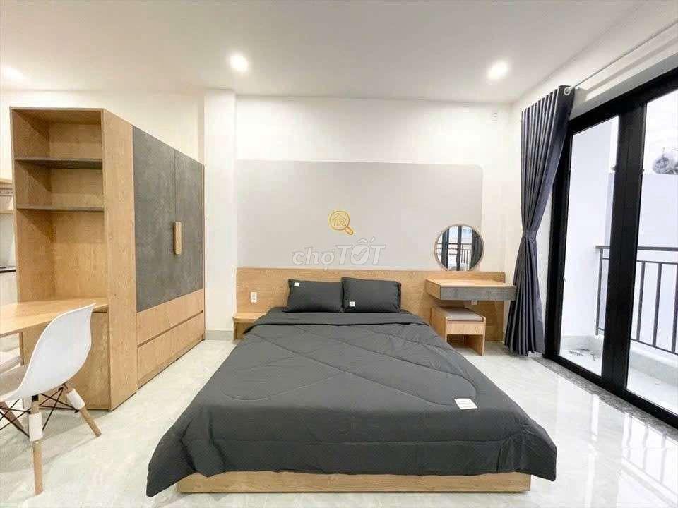 🏡🌿 STUDIO BAN CÔNG RIÊNG - FULL NỘI THẤT - GẦN HÀNG XANH, LANDMARK81