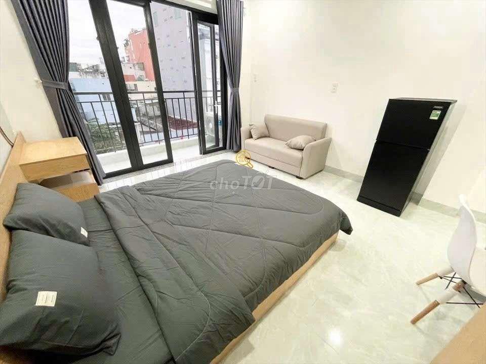 🏡🌿 STUDIO BAN CÔNG RIÊNG - FULL NỘI THẤT - GẦN HÀNG XANH, LANDMARK81