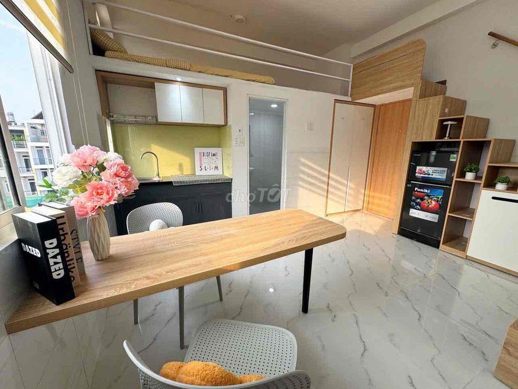 CHO THUÊ PHÒNG DUPLEX-CỬA SỔ TRỜI-FULL NỘI THẤT-KẾ UTH-UEF-HUTECH-HIU