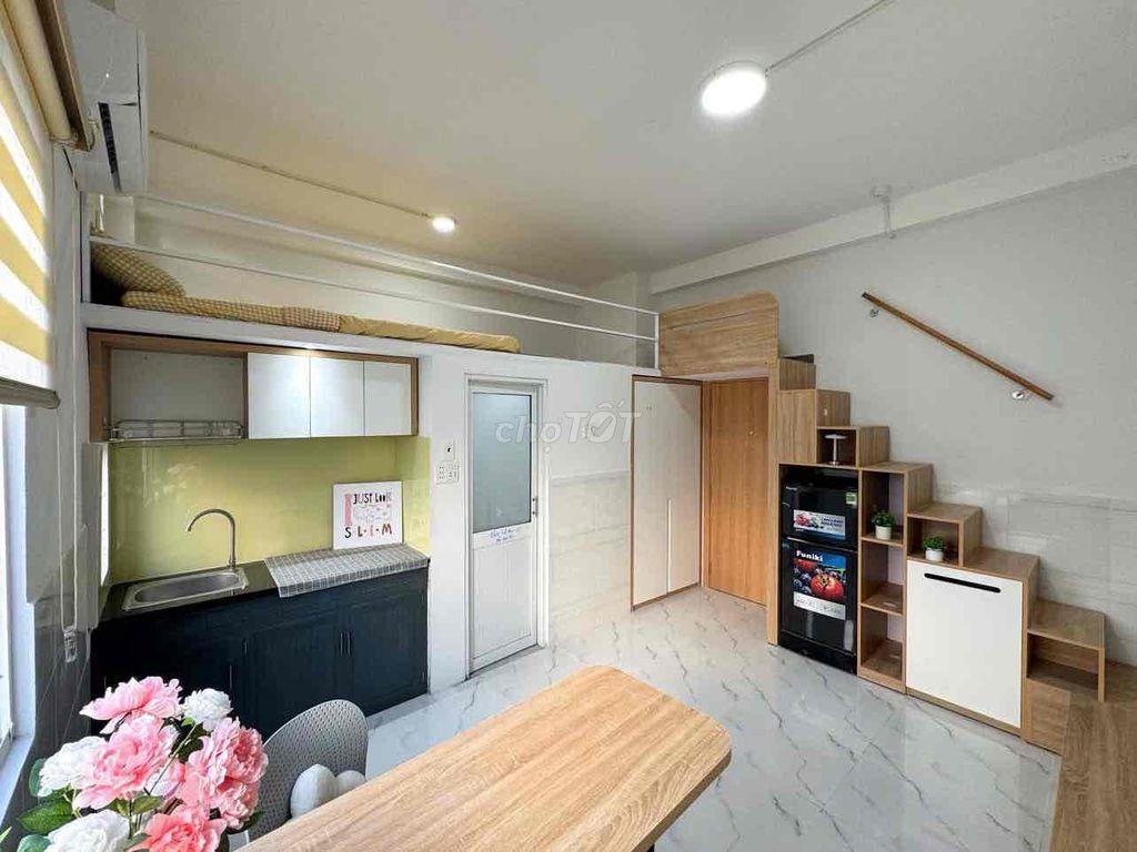 CHO THUÊ PHÒNG DUPLEX-CỬA SỔ TRỜI-FULL NỘI THẤT-KẾ UTH-UEF-HUTECH-HIU