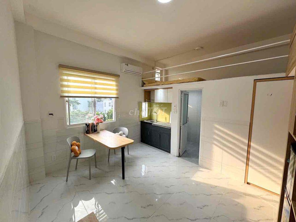 CHO THUÊ PHÒNG DUPLEX-CỬA SỔ TRỜI-FULL NỘI THẤT-KẾ UTH-UEF-HUTECH-HIU