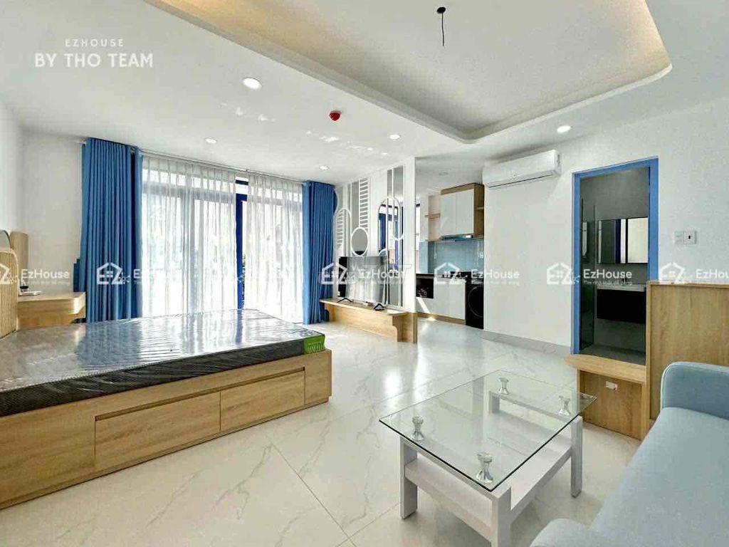 🎀 Căn Hộ 1PN Ban Công 45m2✨Full nội thất cao cấp📍Gần ngã 4 hàng xanh