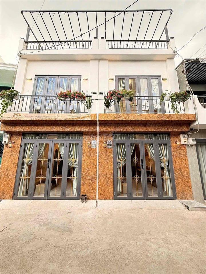 2 Căn Đôi Nơ Trang Long 7.3x7,29 CN 53,1 HXH Nơ Trang Long Hẻm Thông 8