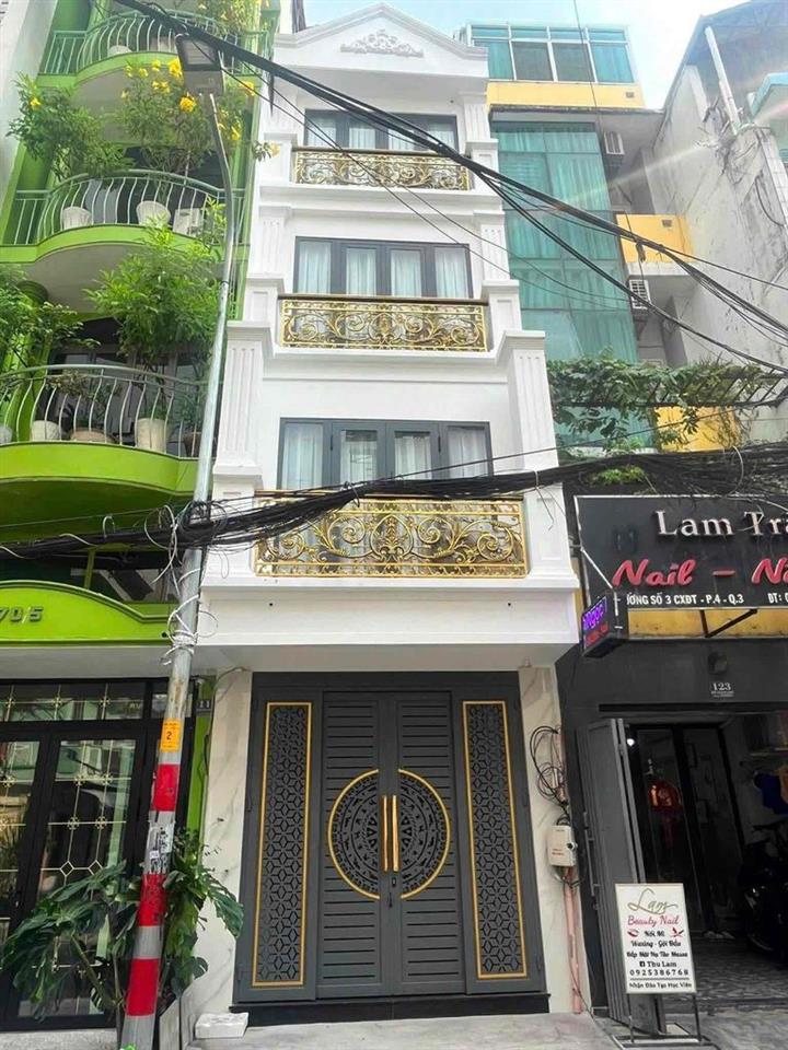 121 Đường số 3, Cư Xá Đô Thành, Quận 3 Diện tích: 3 x 11m Kết cấu: trệ