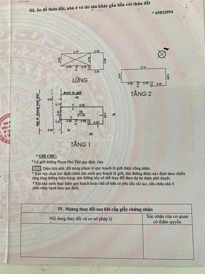 90m2 MẶT TIỀN CHỢ VẢI TÂN BÌNH - HƠN 6 TỶ ----------- 🔥🔥🔥Nhà chính chủ