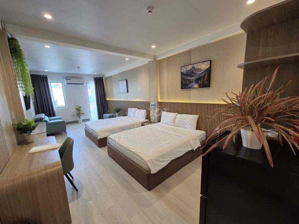 Cho thuê khách sạn MT Trần Hưng Đạo Q5 (đường 2 chiều). - Diện tích: 4
