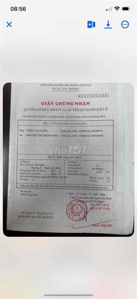 Hoa Hồng 200 triệu ❤️THÂN NHỜ A CHỊ E BÁN PHỤ E NHÉ   💥BÁN GẤP TOÀ CHDV
