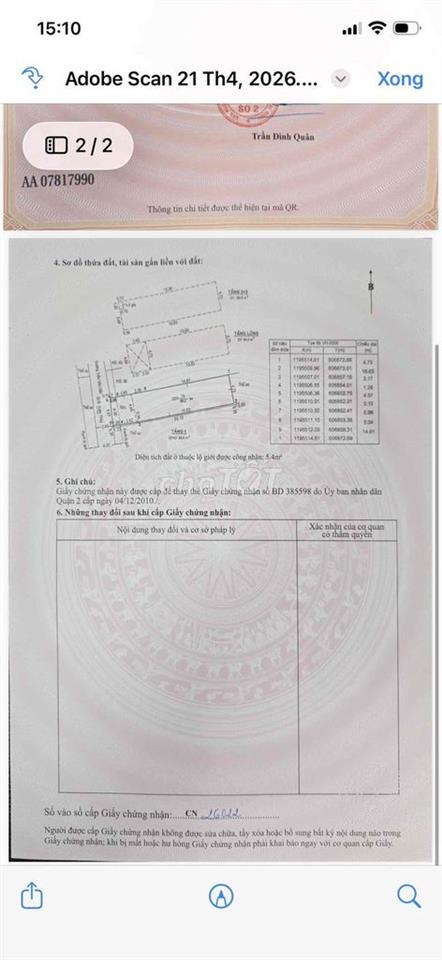 Chính Chủ Bán Toà Nhà CHDV Thảo Điền MT Trần Văn Sắc 4,6x20 6T 30,9 Ty