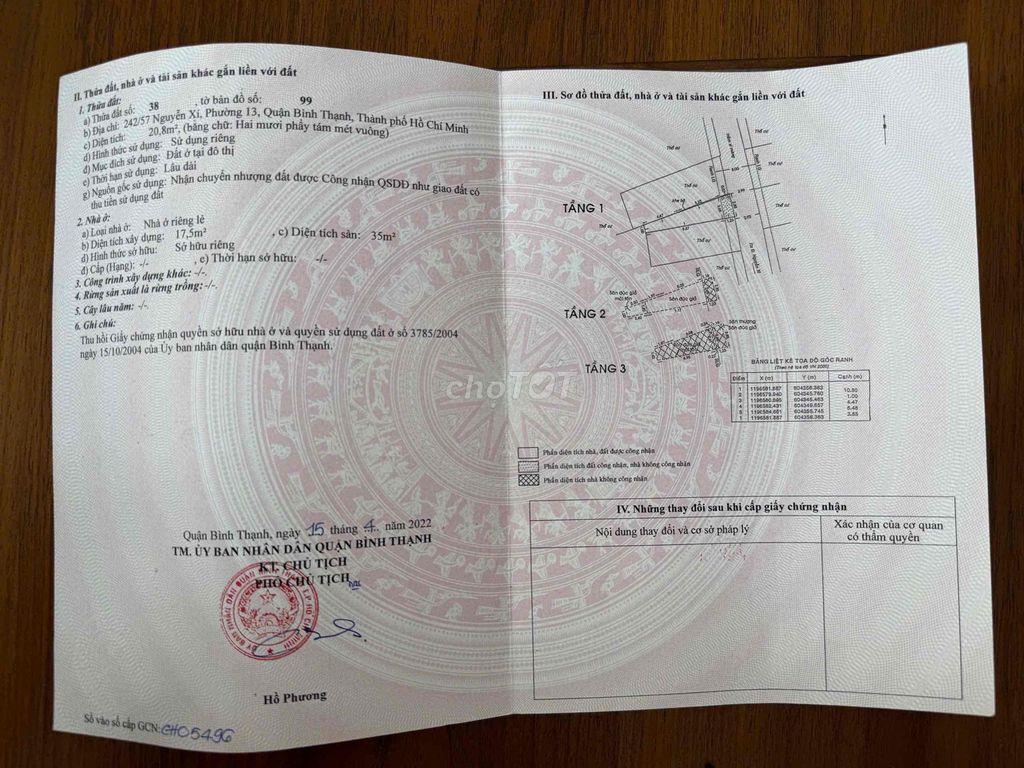 Thân gửi ACE 🌹 60 triệu 💡Lên sóng nhà Bình Thạnh siêu VIP ngay Rạch Xu