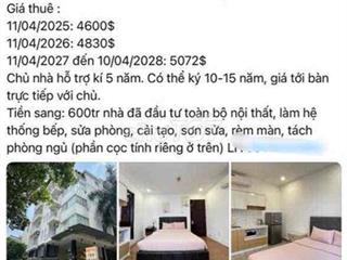 Sang CHDV Malila nội khu Hưng gia 3 Tòa nhà gồm 18 phòng + 1mb mb đang