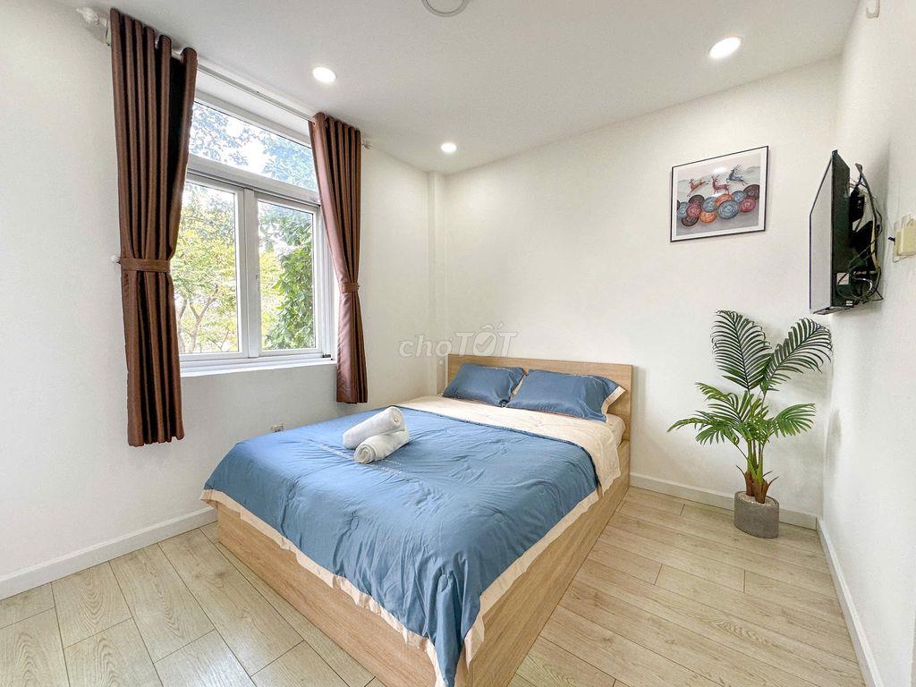 CĂN HỘ 1PN TÁCH BẾP BAN CÔNG VIEW BỜ KÈ THOÁNG MÁT