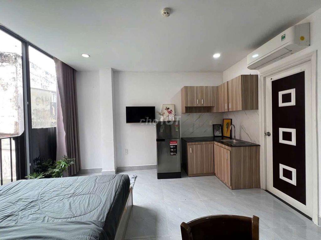 Cho thuê CHDV Studio full nt✨️bancol thoáng✨️38m2✨️gần chợ Bà Chiểu,Q.BT