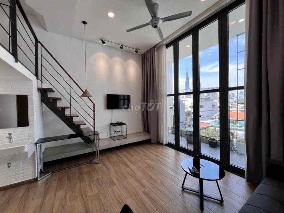 Căn Hộ Duplex Ngay Hutech, Ngã Tư Hàng Xanh full nội thất, ban công
