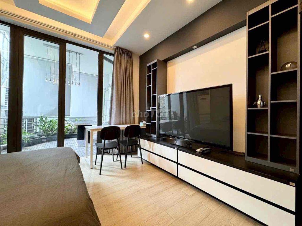 Cho Thuê 1pn ban công ngay Chợ Bà Chiểu Cầu Bông Bình Thạnh mới xây