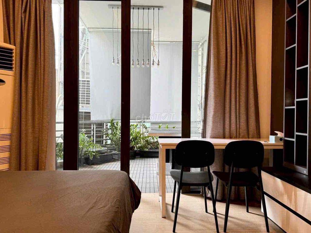 Cho Thuê 1pn ban công ngay Chợ Bà Chiểu Cầu Bông Bình Thạnh mới xây