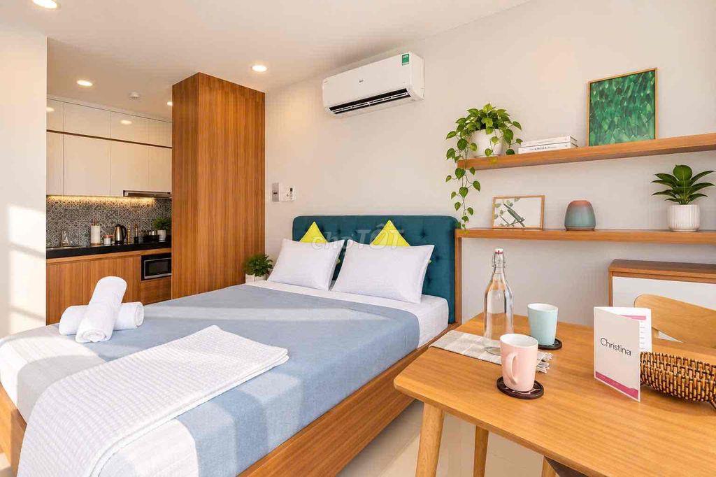 TRỐNG LẠI CĂN STUDIO CỬA SỔ TRỜI GẦN SÂN BAY