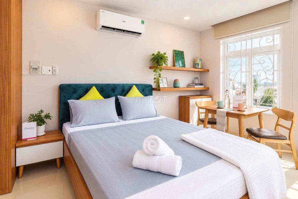 TRỐNG LẠI CĂN STUDIO CỬA SỔ TRỜI GẦN SÂN BAY