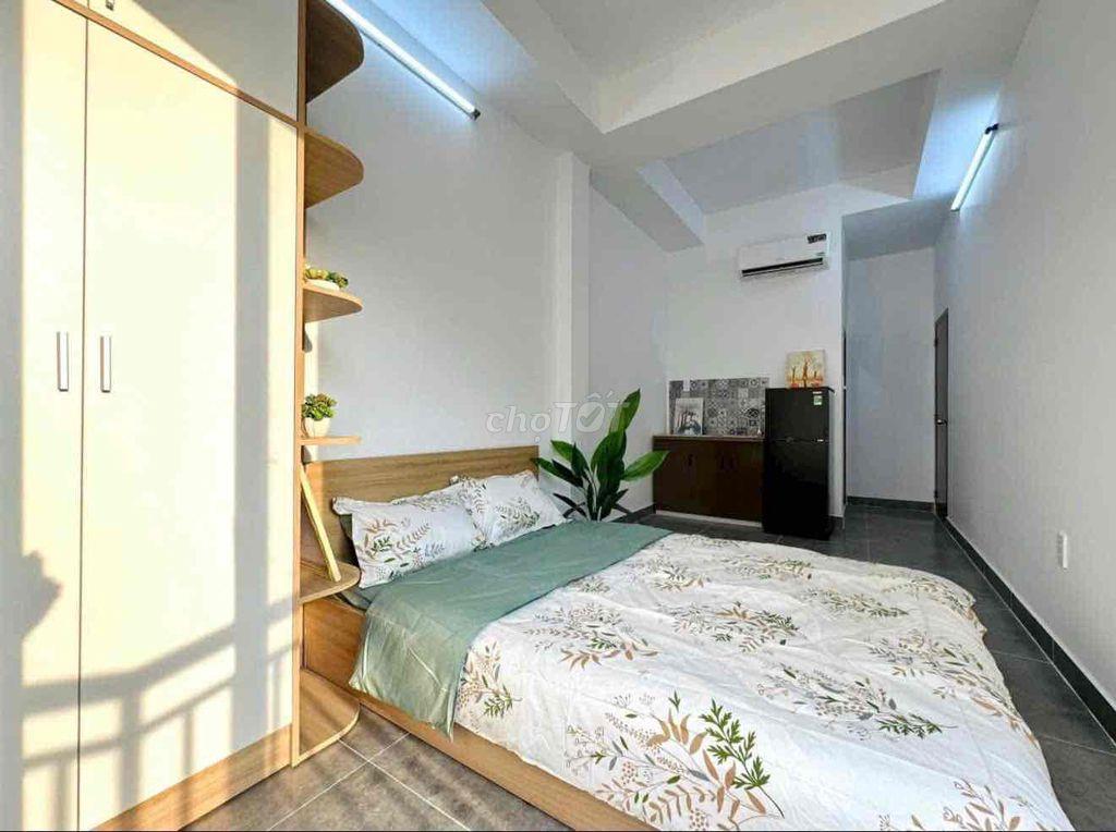 CĂN HỘ STUDIO BAN CÔNG FULL NỘI THẤT HẺM Ô TÔ