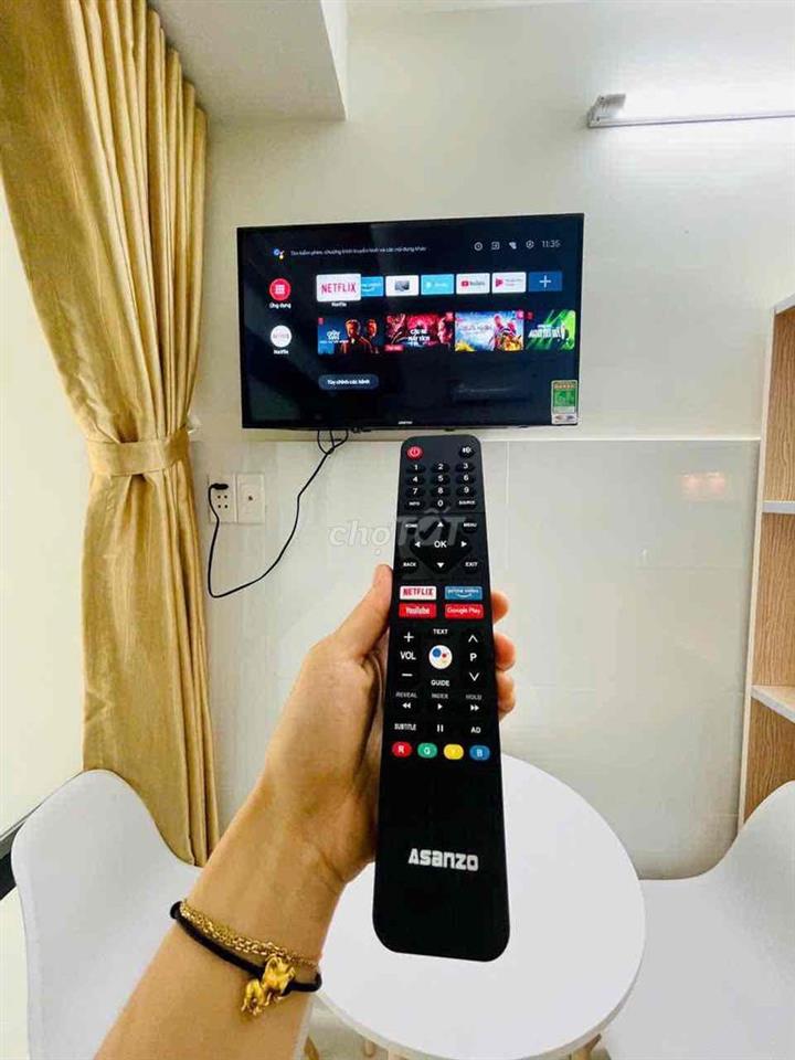 Căn Hộ 1PN 28m2 Nội Thất Mới 100% Miễn Phí Xe , Giờ tự do