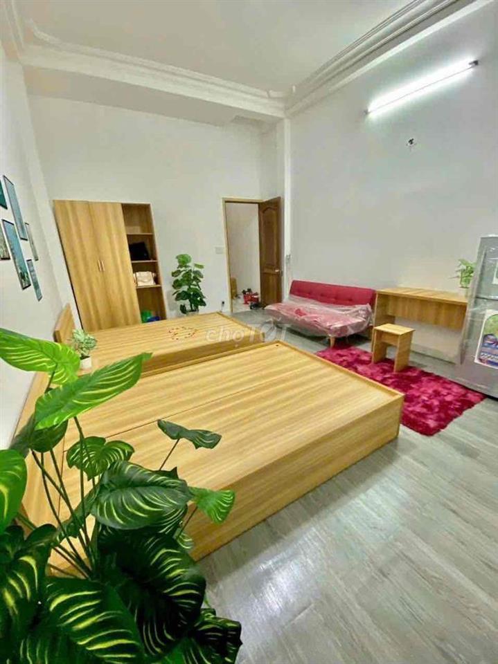 CĂN hộ 1PN Ban Công Nội Thất Đầy Đủ Miễn Phí Xe