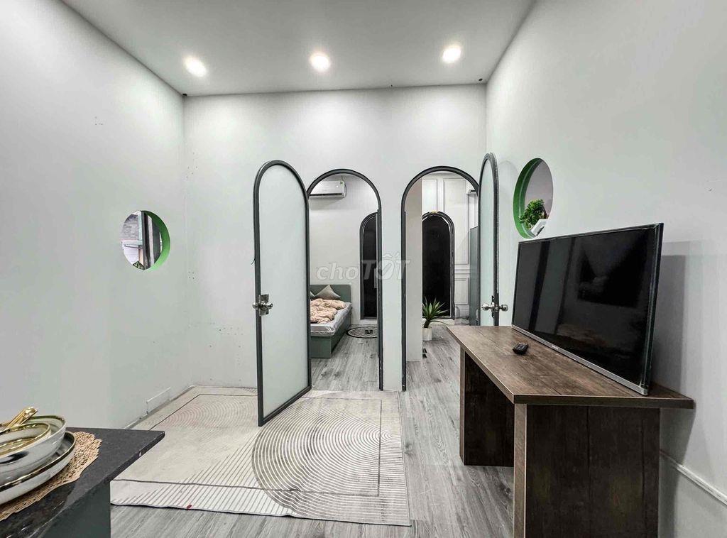 Chi Thuê 2Pn 55m2 Nội Thất Đầy Đủ sẵn , Miễn Phí Xe , gần siêu thị