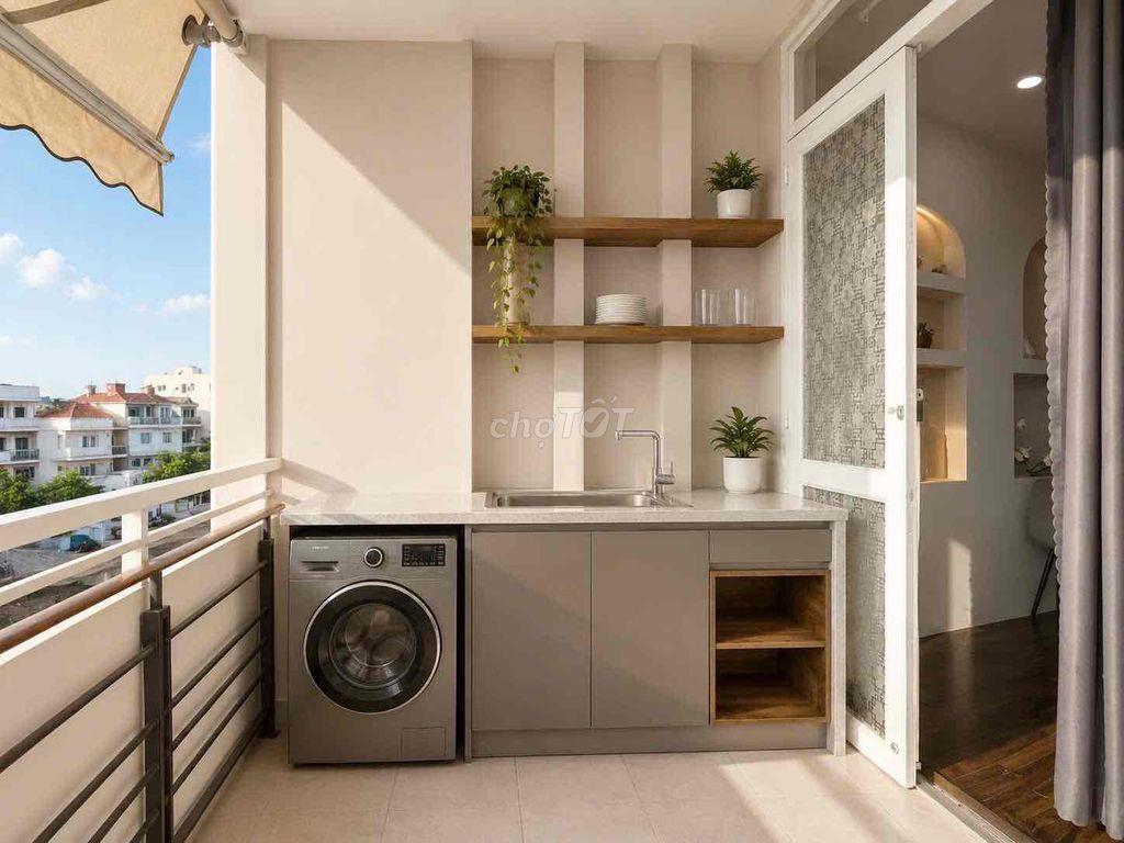 Căn Hộ mới xây 2PN 55m2 Ban Công Bếp Cách Biệt