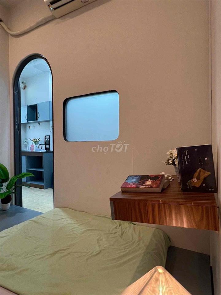 Căn hộ 2pn lầu 1 bancol xinh chill xe hơi tận cửa