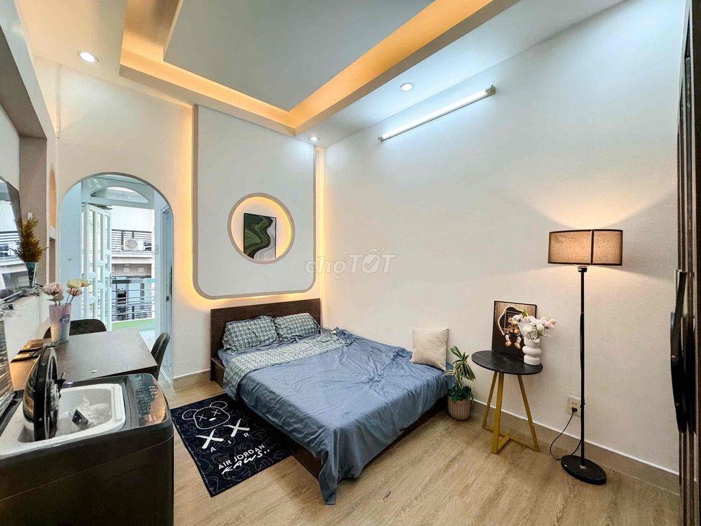 Căn Hộ 1PN tách 1Pb Nấu Ăn Phòng Khách Chill Rộng