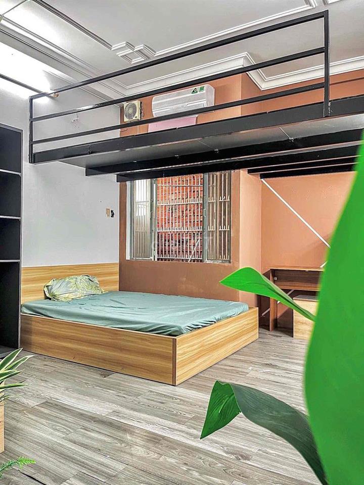 1PN Tách Bếp có Gác Ở được 3-4 bạn Thoáng Rộng